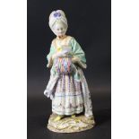 A 19th Century Meissen figure of the Race Goers Companion after the original by Michael Victor