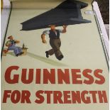 GUINESS POSTER AFTER JOHN GILROY (1898-1985) "Guiness for Strength", No.