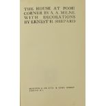 A.A. MILNE "The House at Pooh Corner", illustrated by Ernest H Shepard, published by Methuen & Co.