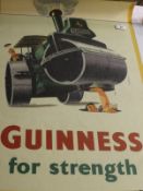 GUINESS POSTER AFTER WILK (1898-1985) "Guiness for Strength", (No.