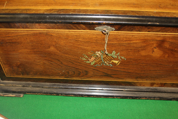 A 19th Century rosewood cased 30 air musical box with 11" cylinder (Numbered 1747), - Image 6 of 25