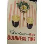 GUINESS POSTER AFTER JOHN GILROY (1898-1985) "Christmas - That's Guiness Time", No. GA/P.