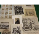 A collection of Old Master and other etchings and engravings including AFTER REMBRANDT (1606-1669)