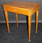 19th Century kingwood writing table,