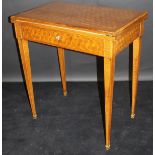 19th Century kingwood writing table,