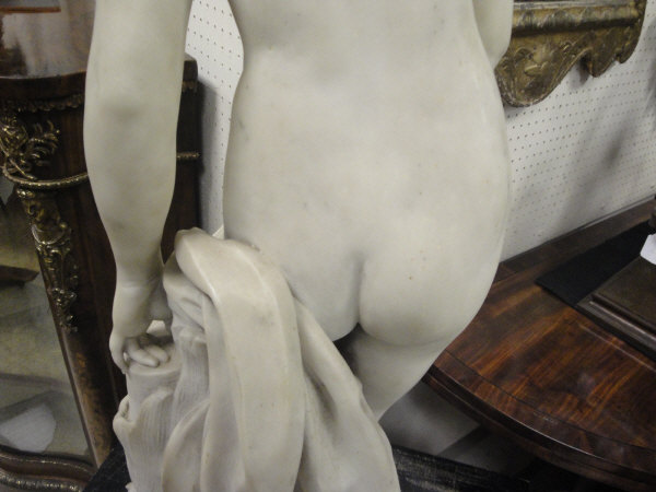 AFTER ETIENNE MAURICE-FALCONET (1716-1791) "La Baigneuse", marble statue of bather, - Image 18 of 25