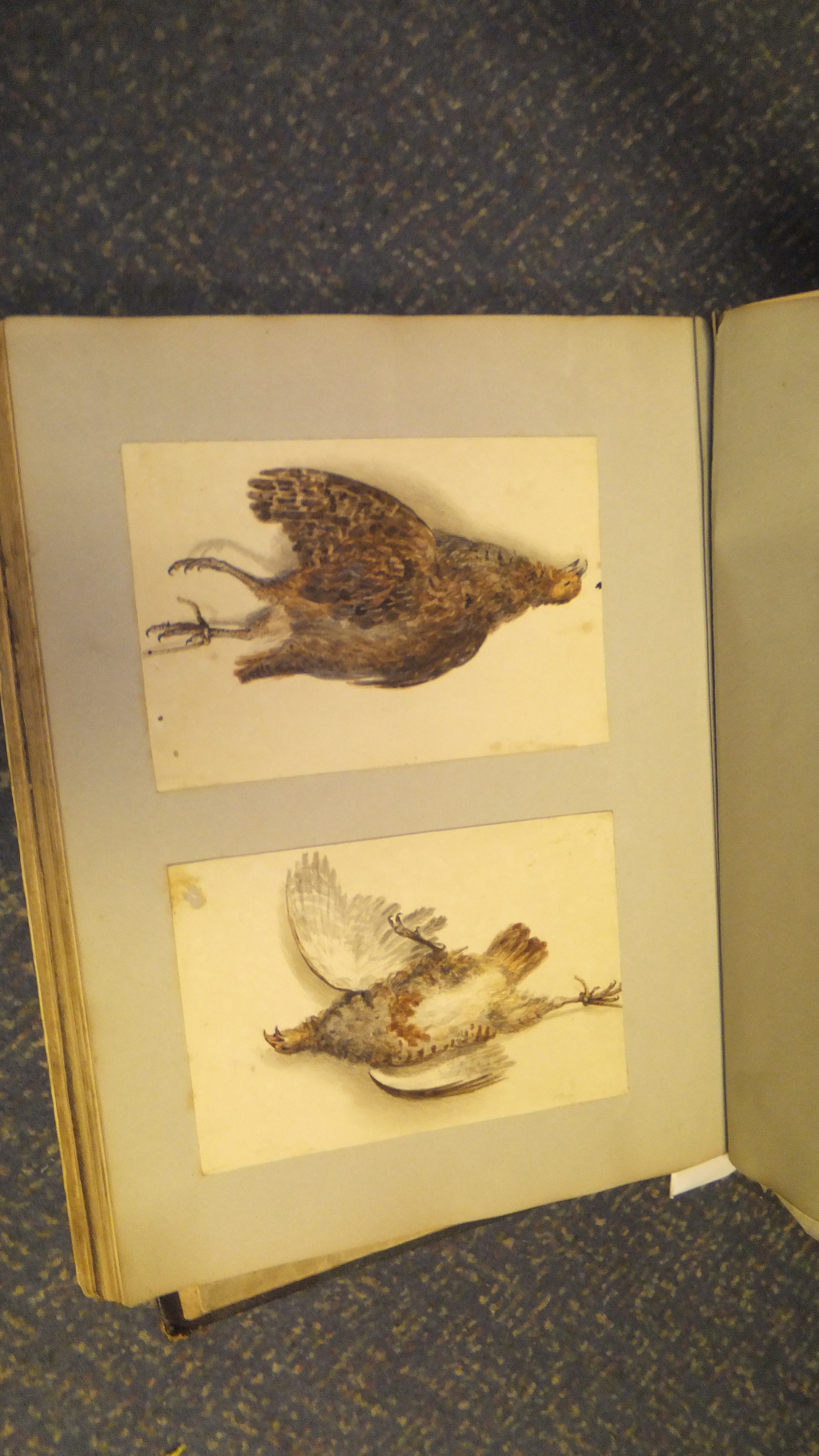 A scrapbook containing various watercolours, engravings, etchings, etc, - Image 34 of 52