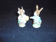 A Beswick Beatrix Potter figure of Peter Rabbit with gold stamp to base and a Beswick Beatrix