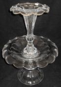 A William Yeoward glass epergne