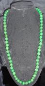 A simulated jade necklace*