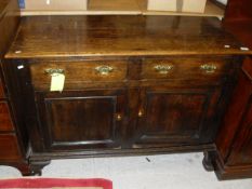 A 19th Century oak dresser,