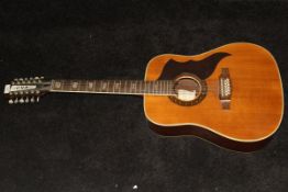 An Eko 12-string acoustic guitar