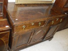 A 19th Century oak dresser,