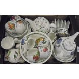 A collection of Portmeirion "Pomona Botanic Garden" and "Botanic Roses" dinner and tea wares to