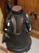 A 19th Century cast iron stove "C Portways Patent Slow Sure - The Tortoise Stove",