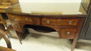 An early 20th Century mahogany bow front sideboard,