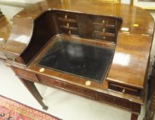 A 19th Century mahogany Carlton House type desk,