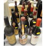 A collection of 15 various red wines to include Recioto della Valpolicella Amarone 1971 x 5 bottles,