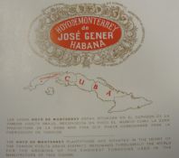 Hoyo de Monterrey de José Gener Habana cigars,