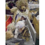 A collection of four modern teddy bears in the 19th Century or early 20th Century manner,