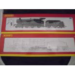 A Hornby 00 gauge GWR livery 4-6-0 Grange Class locomotive and tender "Llanfair Grange" (R2547)