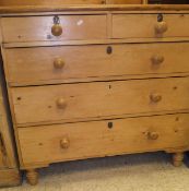 A pine square front chest,