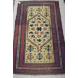 A Turkoman rug,