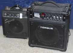 Two practice amplifiers/speakers