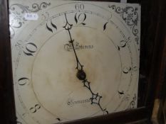 A 19th Century oak cased long case clock,