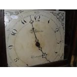 A 19th Century oak cased long case clock,