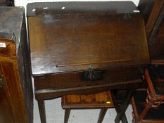 A 19th Century oak bureau,