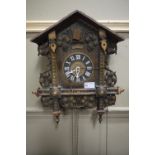 A 20th century Black Forest style cuckoo clock