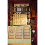 A quantity of miniature doll's house furniture,