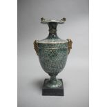 A rare Wedgwood and Bentley classical glazed vase of shouldered ovoid form,