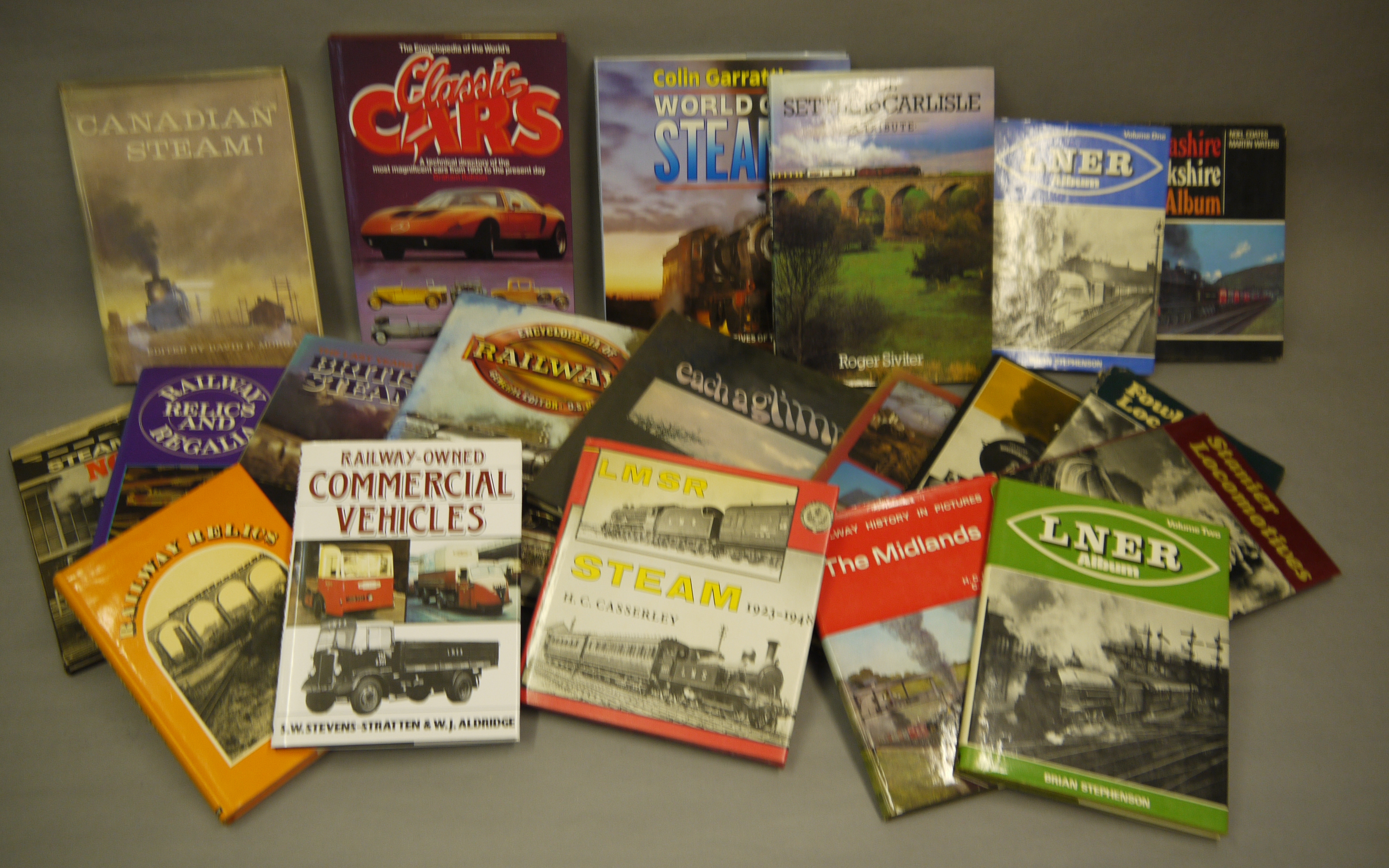 A quantity of railway related books (3 boxes)