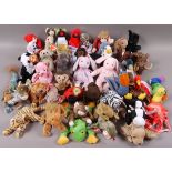 Approximately 50 assorted Beanie Babies