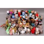 Approximately 60 assorted Beanie Babies