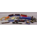 A Hornby Dublo locomotive and tender Duchess of Atholl, two Suburban Coaches, a Mineral Wagon,