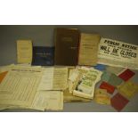 A quantity of Railways ephemera including L.M.S.