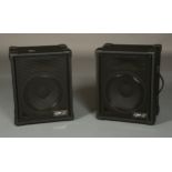 A pair of Village Audio 12 inch PA speaker cabinets,