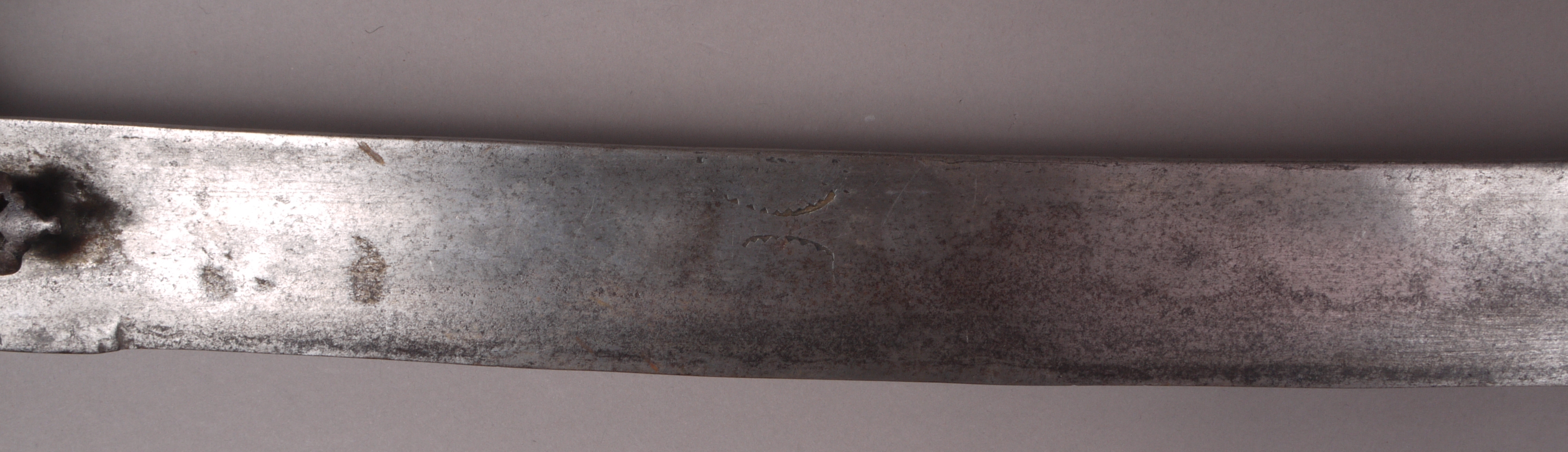 An early 19th century Indian Talwan, all steel, - Image 3 of 3