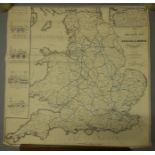 A History of British Railways Map, published by Bartholomew,