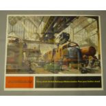 A British Railways poster 'Progress' after a painting by Terrence-Cuneo for the cover of The