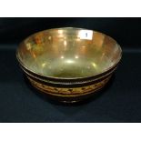 A Copper Lustre Decorated Circular Slop Bowl