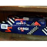 Three Boxed Corgi Toy Cars