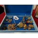 A Box Of Costume Jewellery