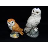 Two Beswick Model Owls
