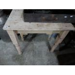 A Stripped Pine Dairy Table