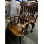 A Windsor Farmhouse Elbow Chair