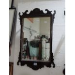 A Mahogany Framed Georgian Style Wall Mirror